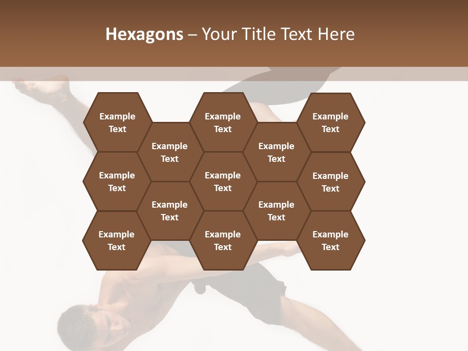 Exercise Elegance Female PowerPoint Template