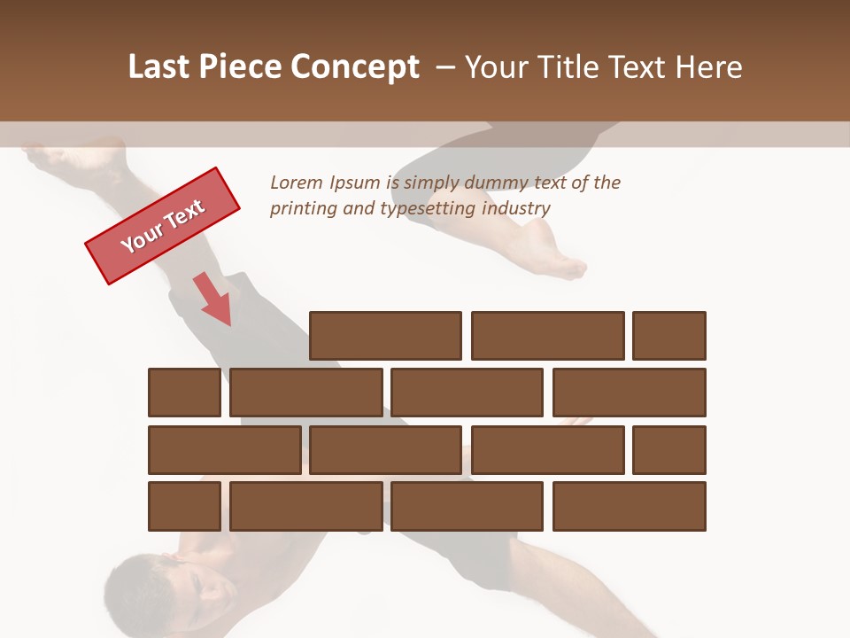 Exercise Elegance Female PowerPoint Template