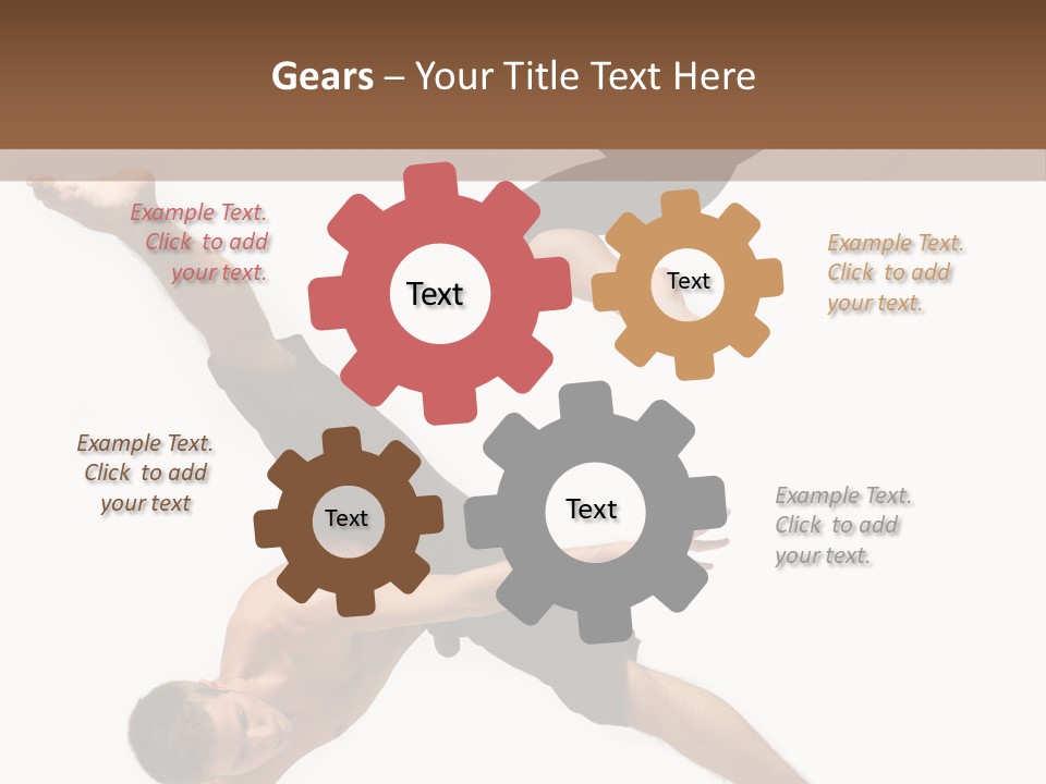 Exercise Elegance Female PowerPoint Template