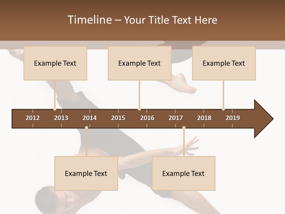 Exercise Elegance Female PowerPoint Template