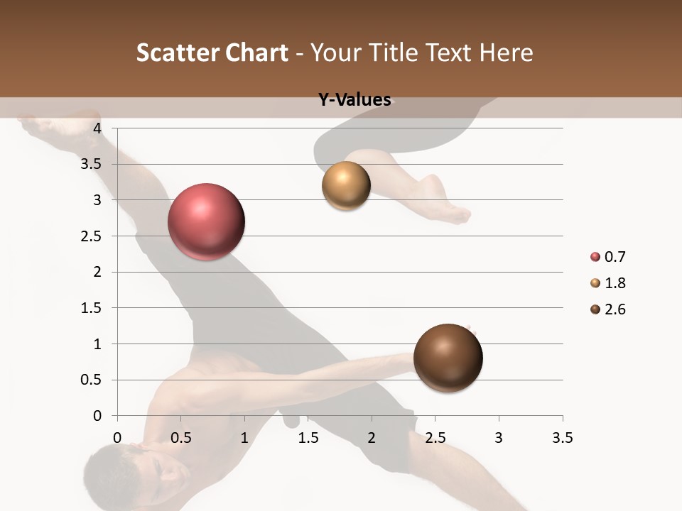 Exercise Elegance Female PowerPoint Template