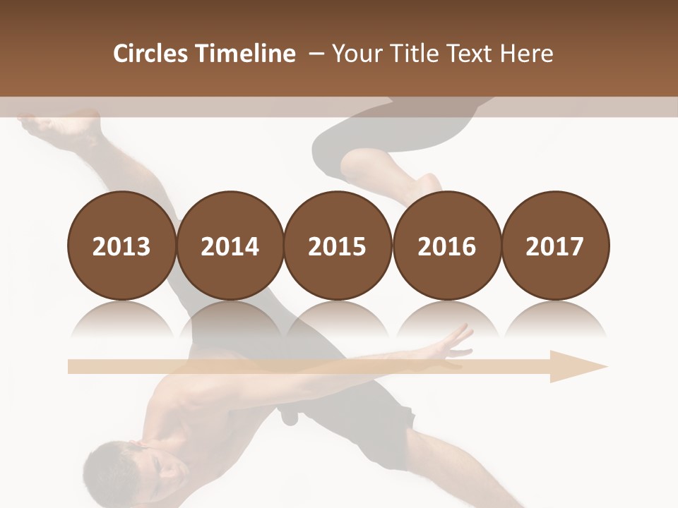 Exercise Elegance Female PowerPoint Template