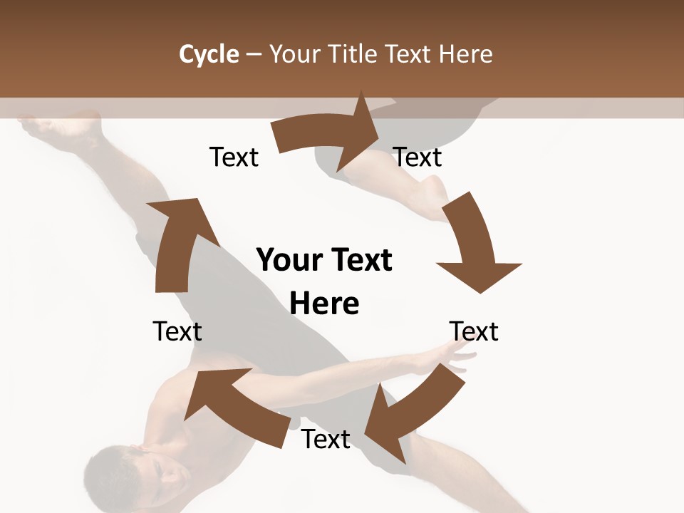 Exercise Elegance Female PowerPoint Template