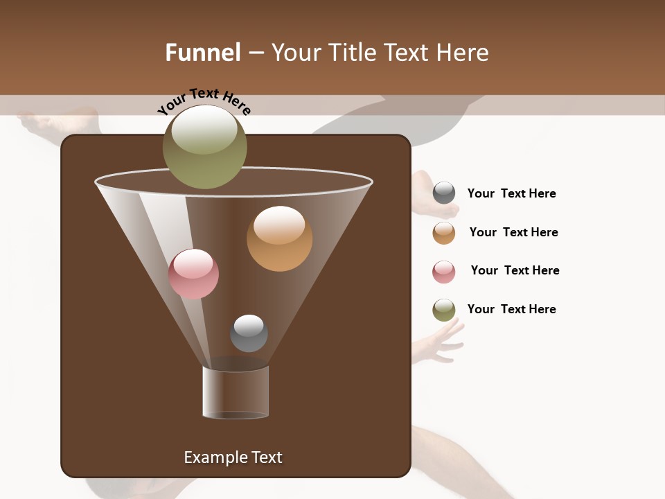 Exercise Elegance Female PowerPoint Template