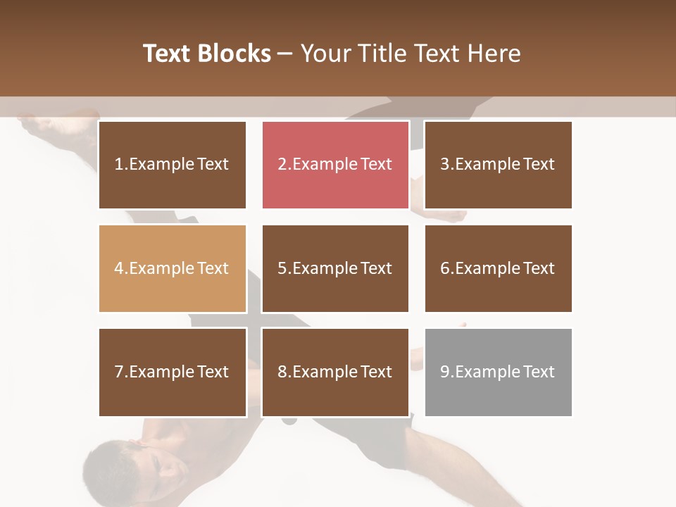 Exercise Elegance Female PowerPoint Template