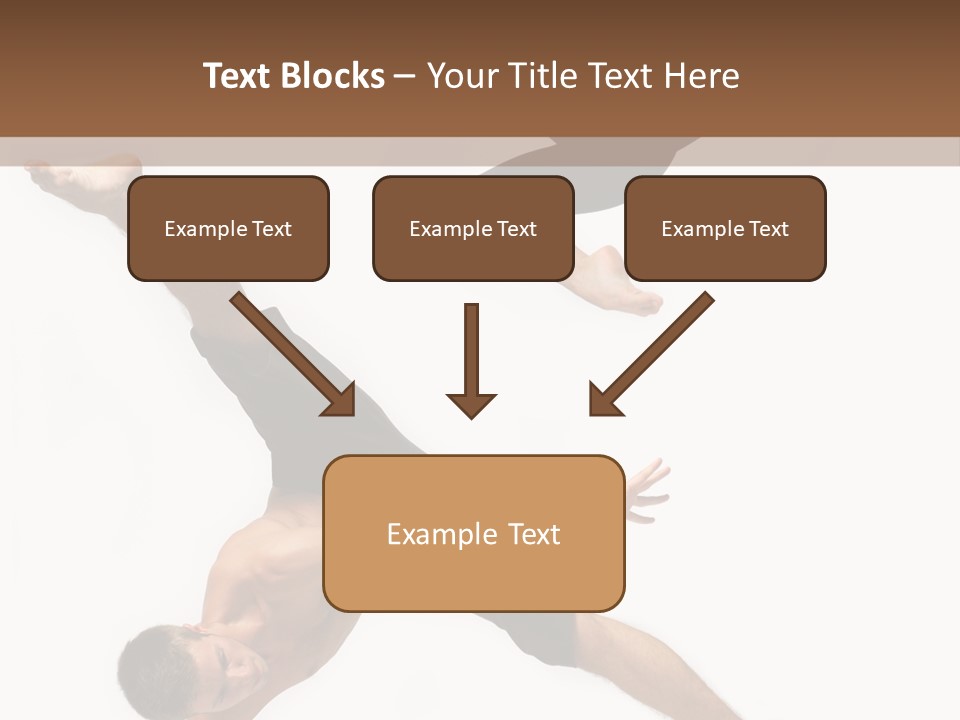 Exercise Elegance Female PowerPoint Template