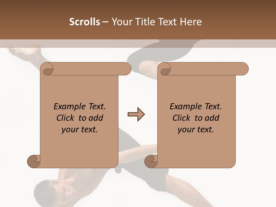 Exercise Elegance Female PowerPoint Template