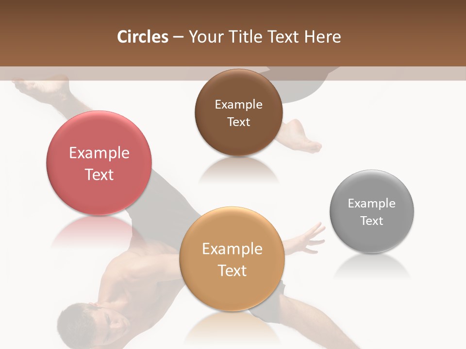 Exercise Elegance Female PowerPoint Template