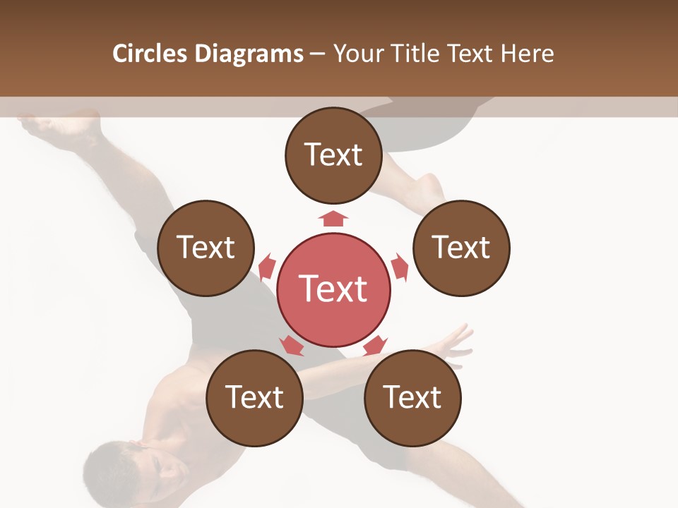 Exercise Elegance Female PowerPoint Template