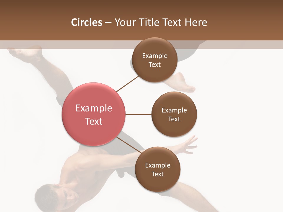 Exercise Elegance Female PowerPoint Template