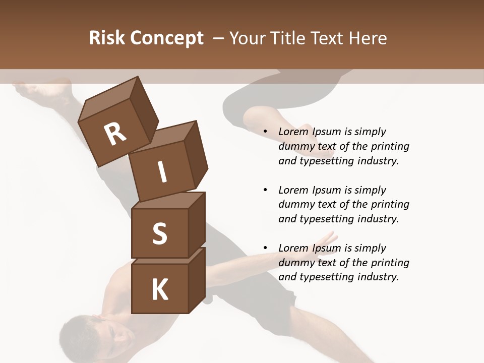 Exercise Elegance Female PowerPoint Template