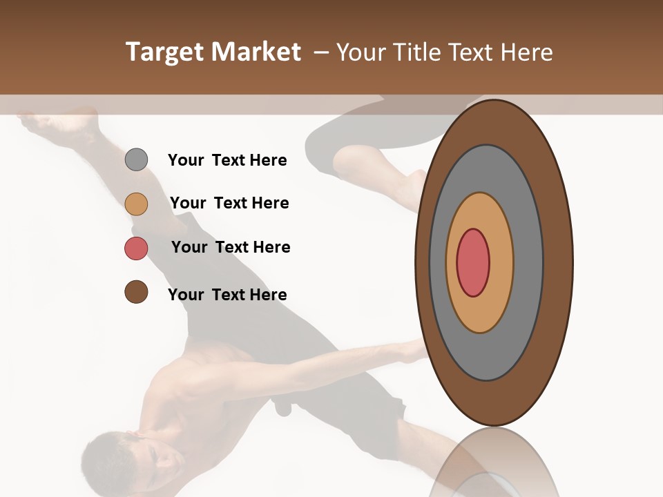 Exercise Elegance Female PowerPoint Template