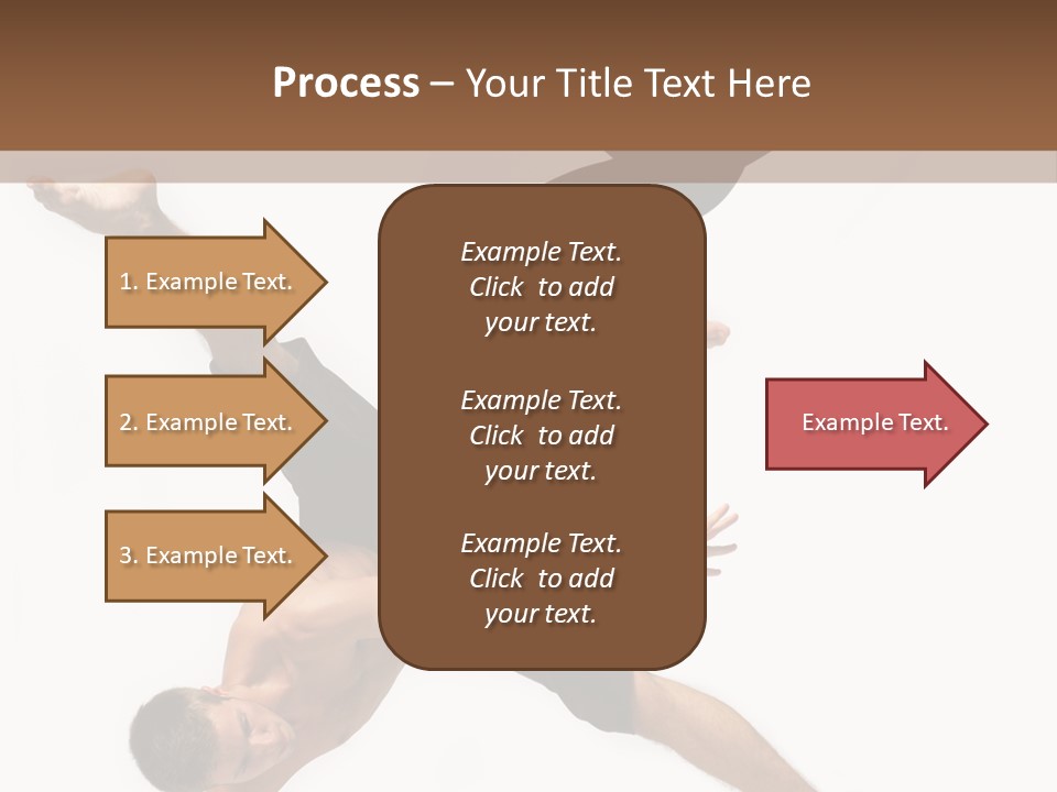 Exercise Elegance Female PowerPoint Template
