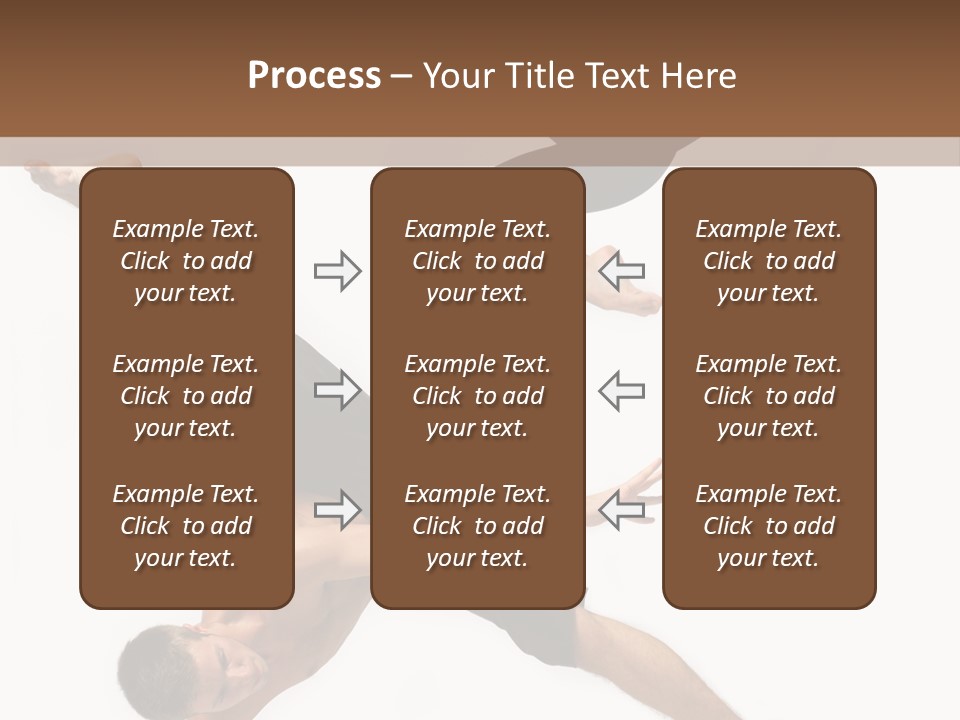 Exercise Elegance Female PowerPoint Template