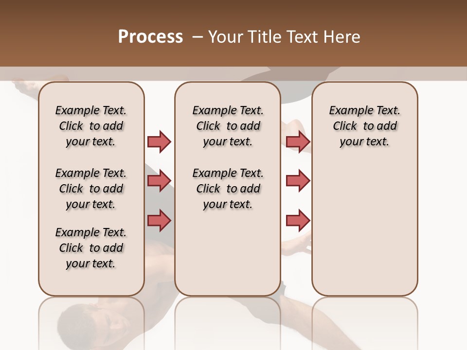 Exercise Elegance Female PowerPoint Template