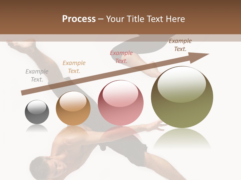 Exercise Elegance Female PowerPoint Template