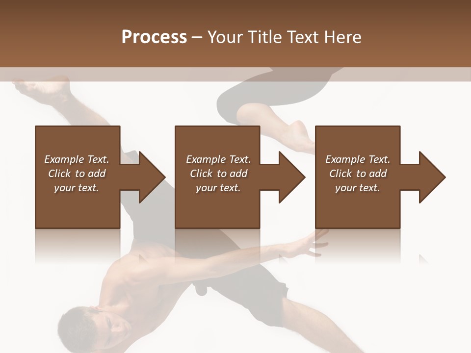 Exercise Elegance Female PowerPoint Template