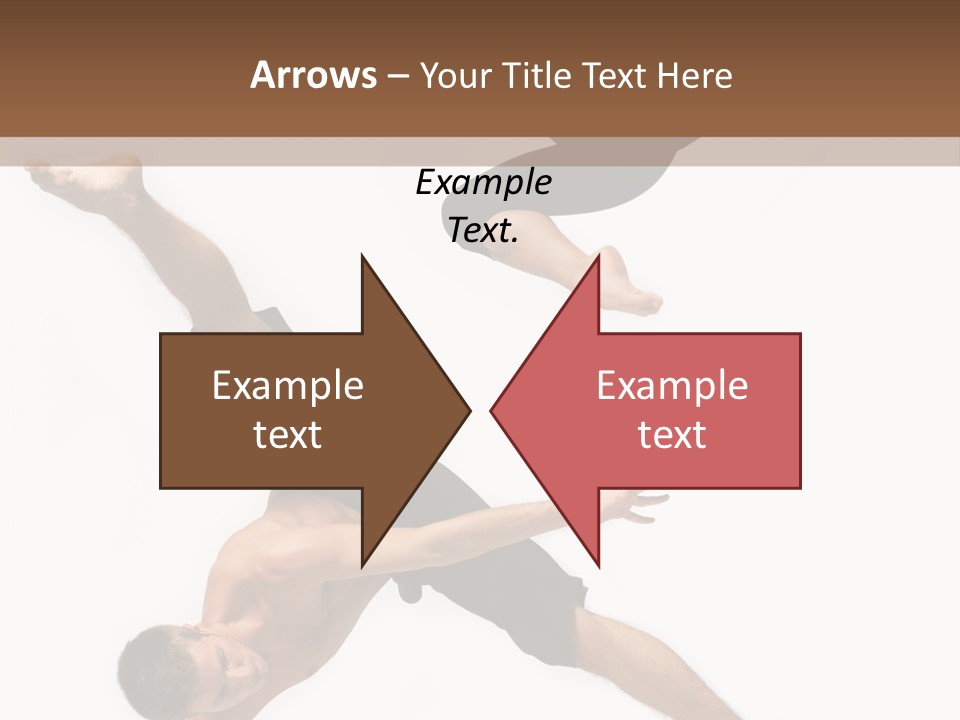 Exercise Elegance Female PowerPoint Template