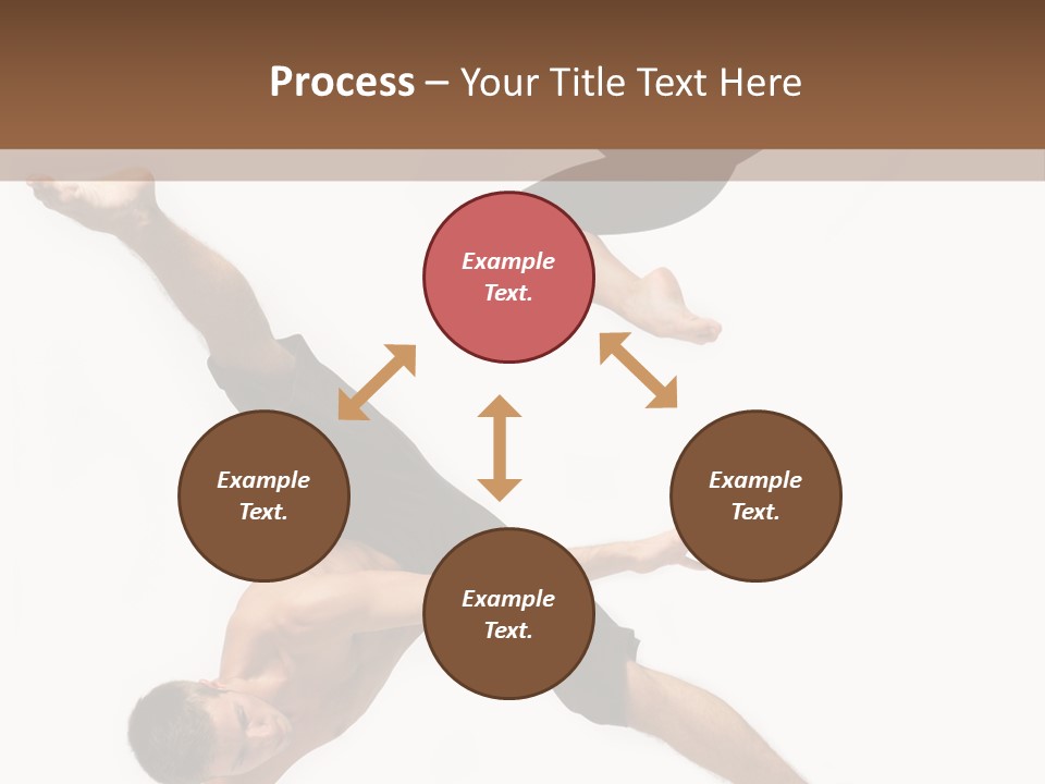 Exercise Elegance Female PowerPoint Template