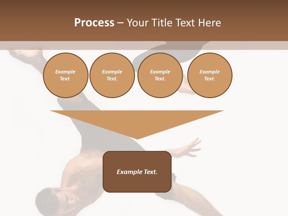Exercise Elegance Female PowerPoint Template