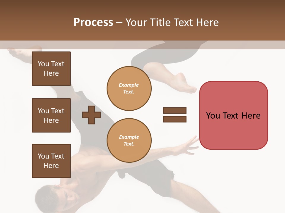 Exercise Elegance Female PowerPoint Template