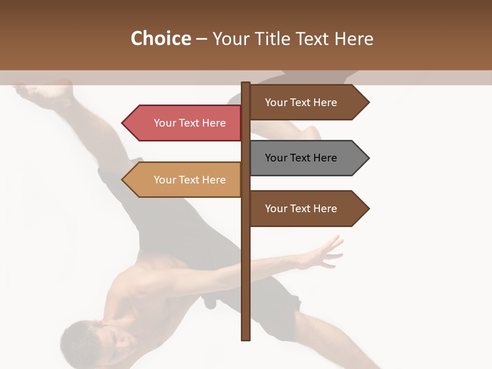 Exercise Elegance Female PowerPoint Template