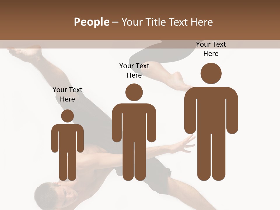 Exercise Elegance Female PowerPoint Template