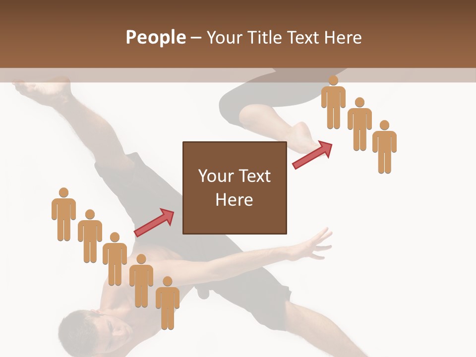 Exercise Elegance Female PowerPoint Template