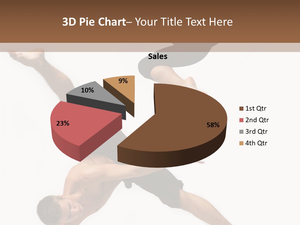 Exercise Elegance Female PowerPoint Template