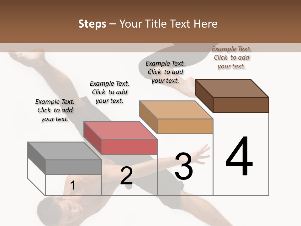 Exercise Elegance Female PowerPoint Template