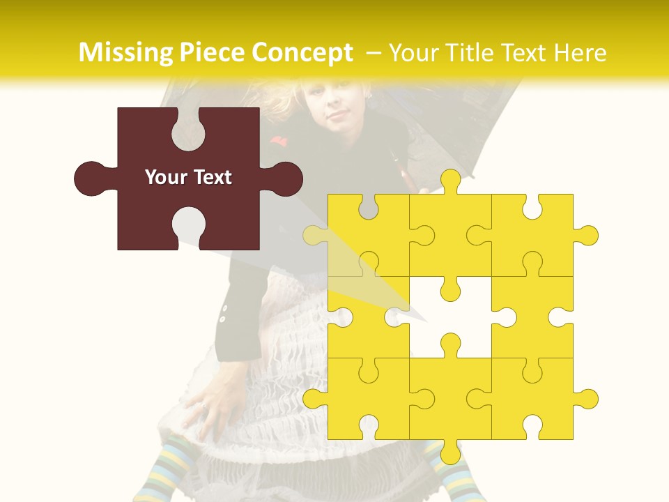 Eye Woman Mystery PowerPoint Template