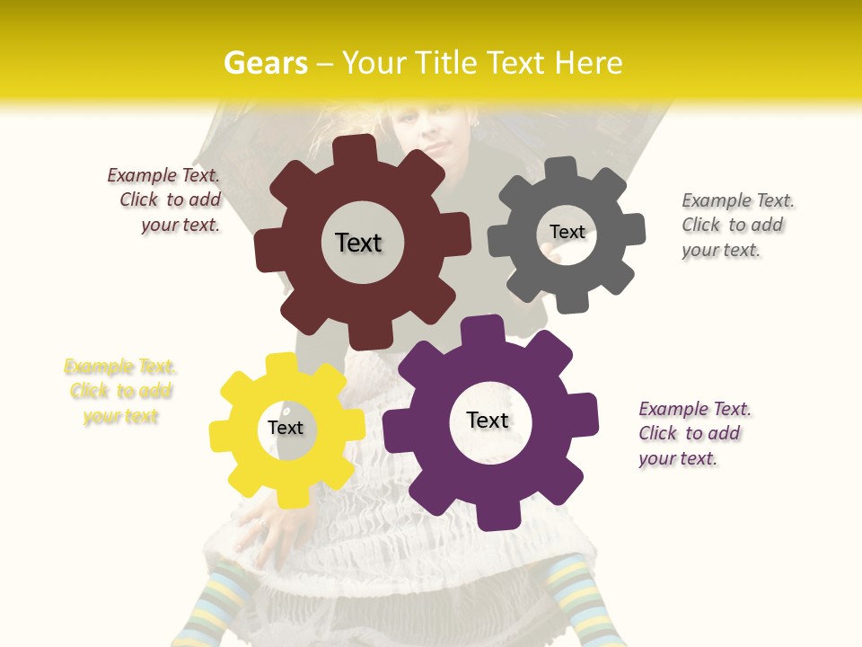 Eye Woman Mystery PowerPoint Template