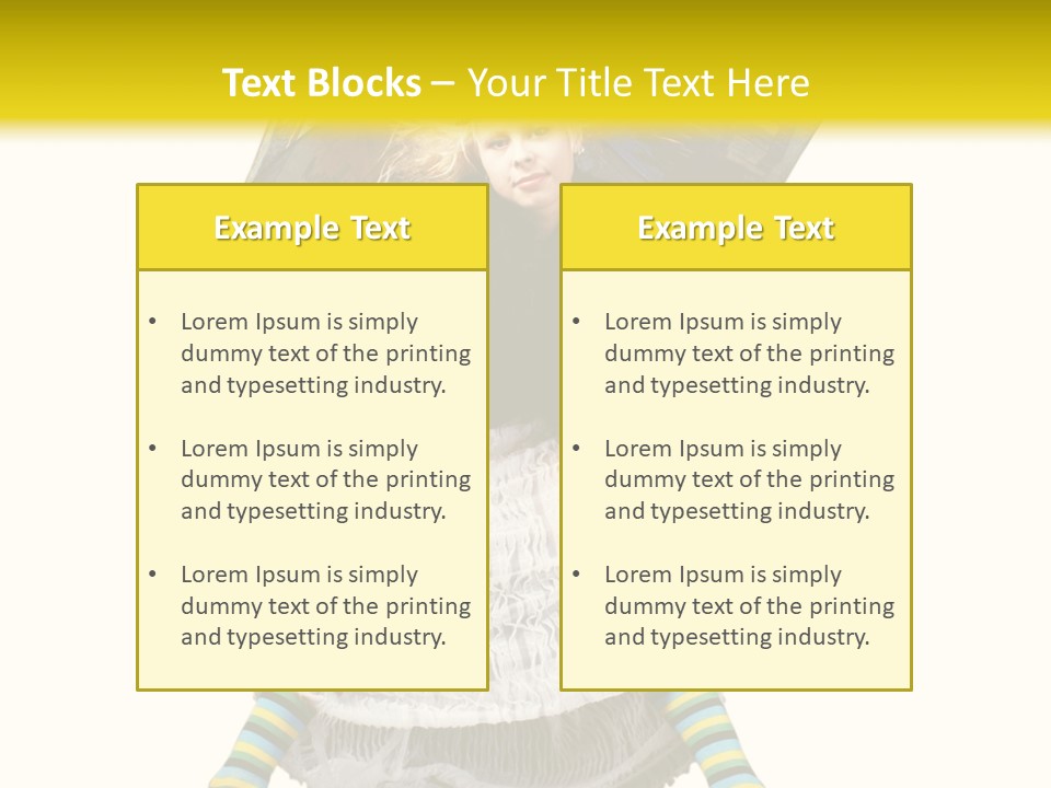Eye Woman Mystery PowerPoint Template