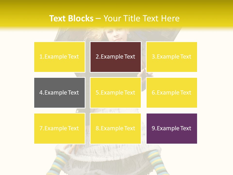 Eye Woman Mystery PowerPoint Template