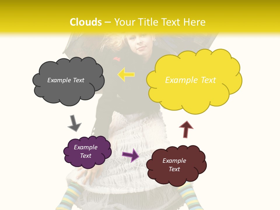 Eye Woman Mystery PowerPoint Template