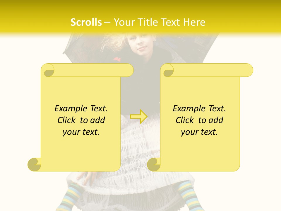 Eye Woman Mystery PowerPoint Template