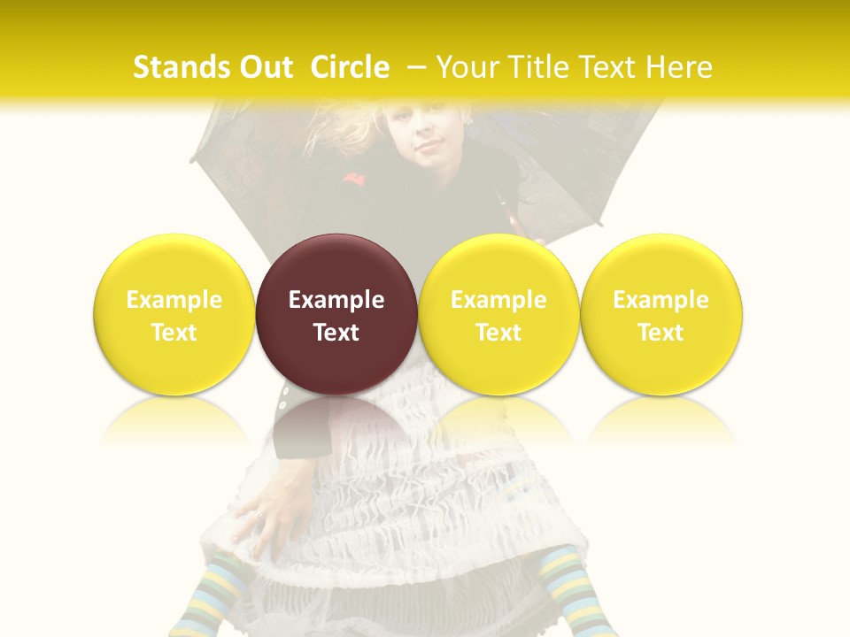 Eye Woman Mystery PowerPoint Template