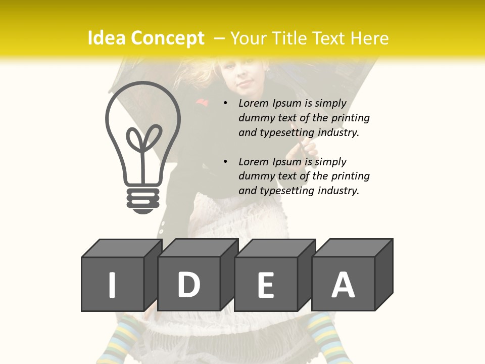 Eye Woman Mystery PowerPoint Template