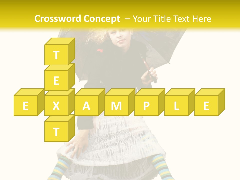 Eye Woman Mystery PowerPoint Template