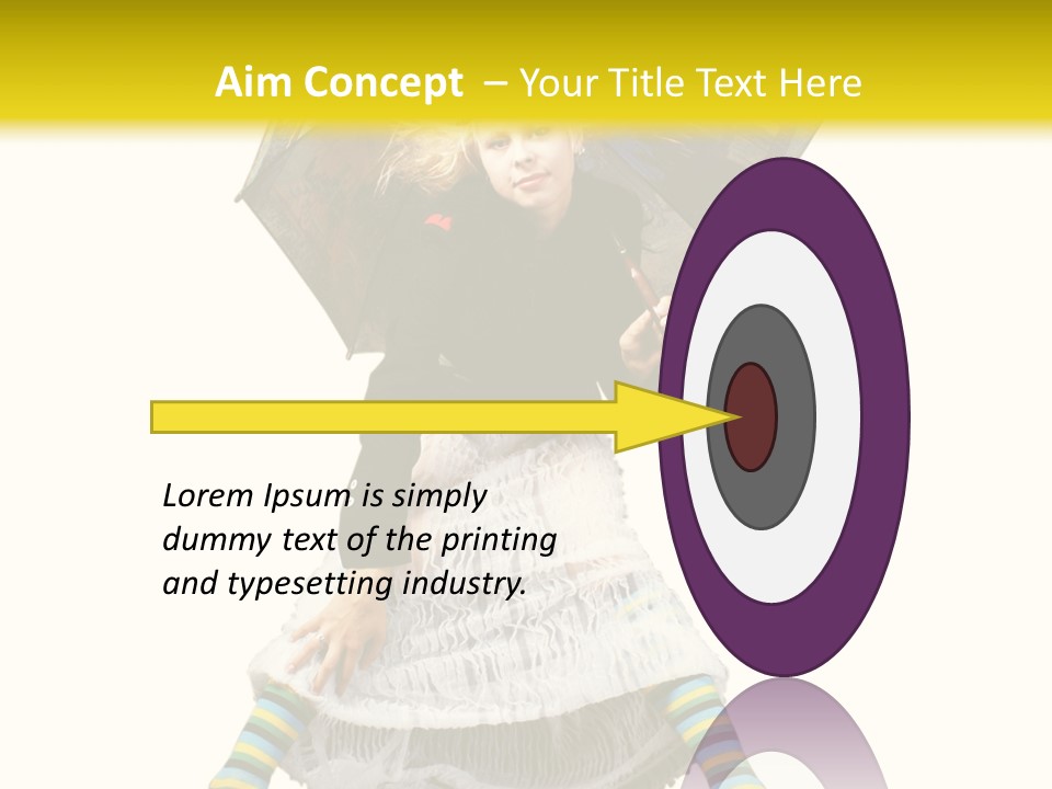 Eye Woman Mystery PowerPoint Template