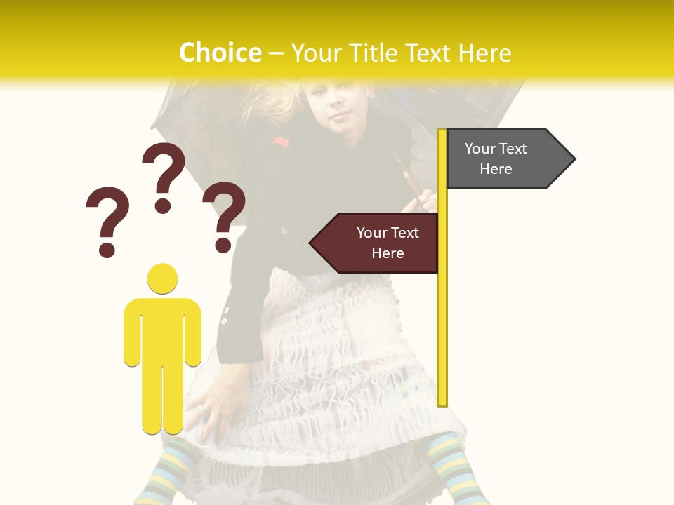 Eye Woman Mystery PowerPoint Template