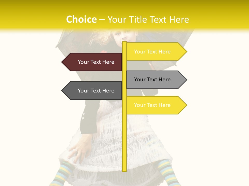 Eye Woman Mystery PowerPoint Template