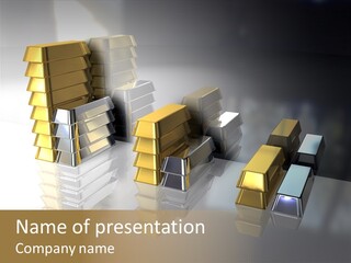 Money Treasurer Aurum PowerPoint Template