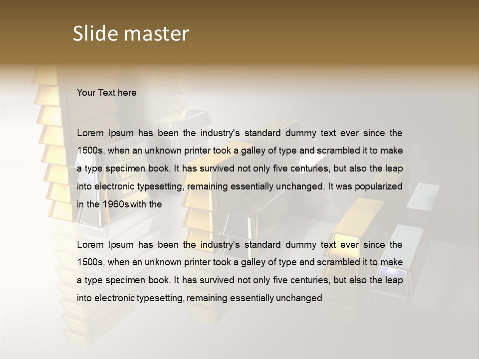 Money Treasurer Aurum PowerPoint Template