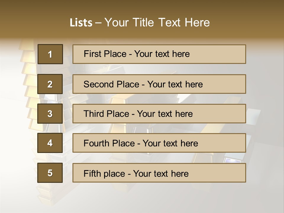 Money Treasurer Aurum PowerPoint Template