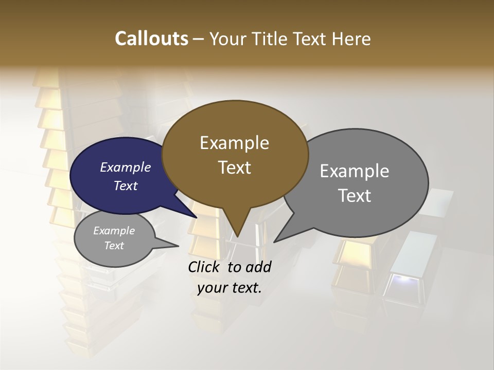 Money Treasurer Aurum PowerPoint Template