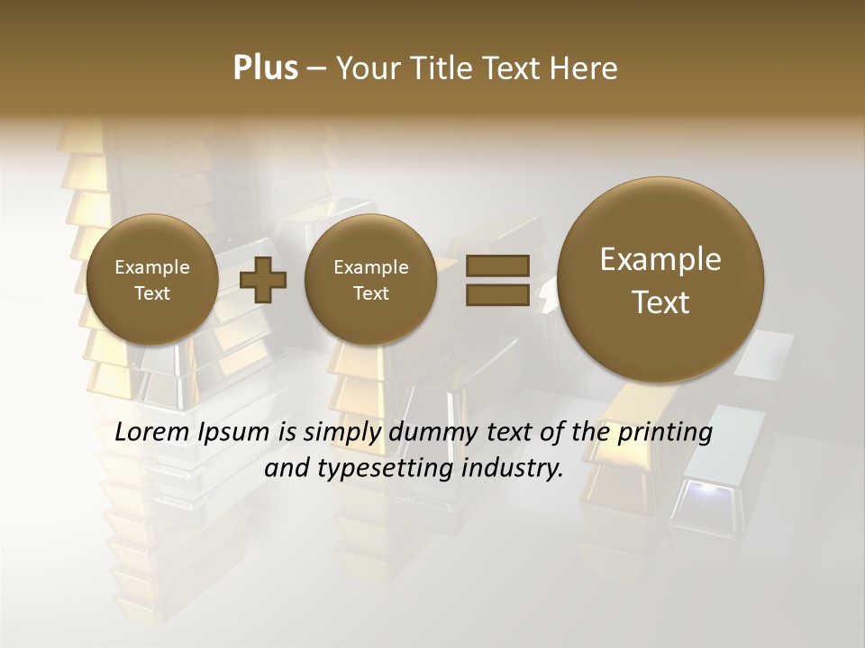 Money Treasurer Aurum PowerPoint Template
