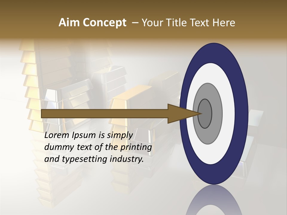 Money Treasurer Aurum PowerPoint Template