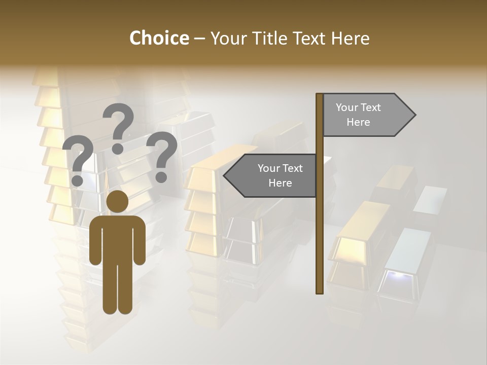 Money Treasurer Aurum PowerPoint Template