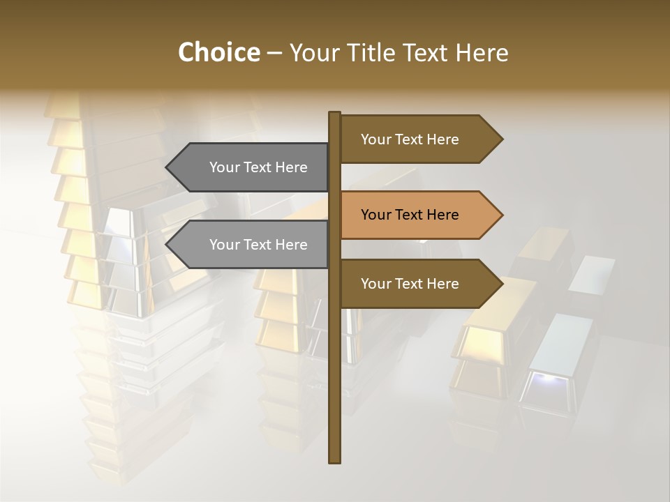 Money Treasurer Aurum PowerPoint Template